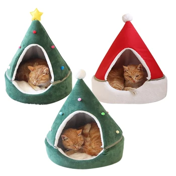 Christmas Cat Bed Warm House Soft Nest Bed Dog Cat Tree Shape Pet Cat House Home Bed
Christmas Cat Bed Warm House Soft Nest Bed Dog Cat Tree Shape Pet Cat House Home Bed