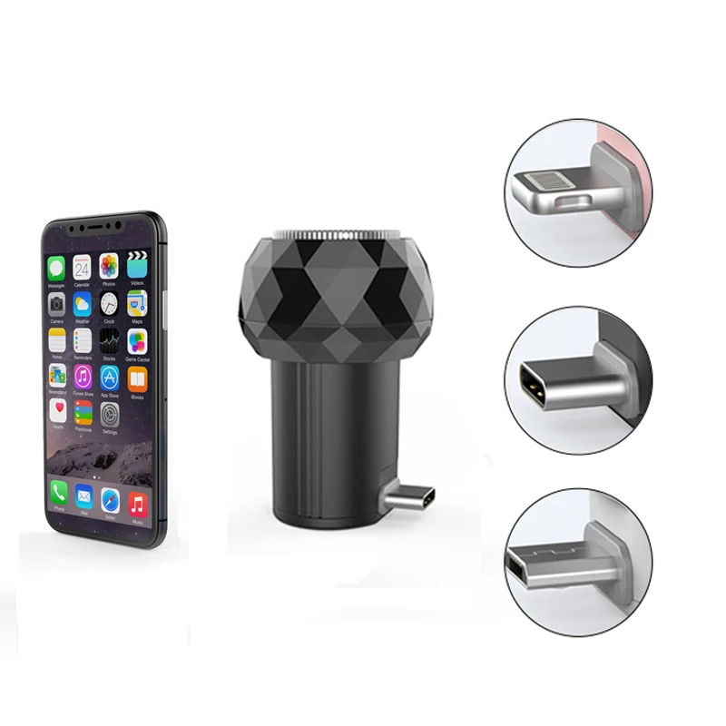 Portable Violet Phone Shaver Smooth Razor for Men Phone Charging USB Charging Protect Sensitive Skin 3 Types for Apple Android
Portable Violet Phone Shaver Smooth Razor for Men Phone Charging USB Charging Protect Sensitive Skin 3 Types for Apple Android