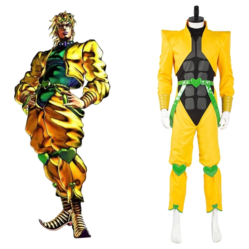 

JoJo‘s Bizarre Adventure Dio Brando Cosplay Costumes Top Pants Outfits Halloween Carnival Suit Customize Any Size