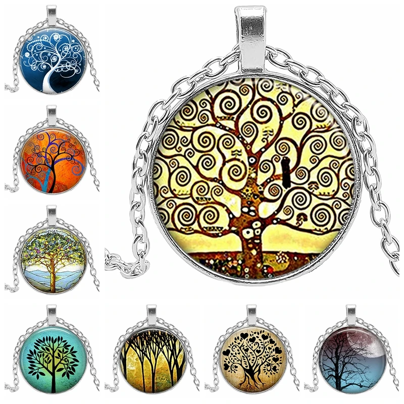 2019 New Life Tree Glass Cabochon Necklace and Pendant Jewelry Retro Silver Chain Item Gift Necklace
2019 New Life Tree Glass Cabochon Necklace and Pendant Jewelry Retro Silver Chain Item Gift Necklace