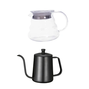 Server Carafe Drip Coffee Pot Clear 360Ml Stainless Steel Mounting Bracket Hand Punch Pot Coffee Pots 600Ml
Server Carafe Drip Coffee Pot Clear 360Ml Stainless Steel Mounting Bracket Hand Punch Pot Coffee Pots 600Ml