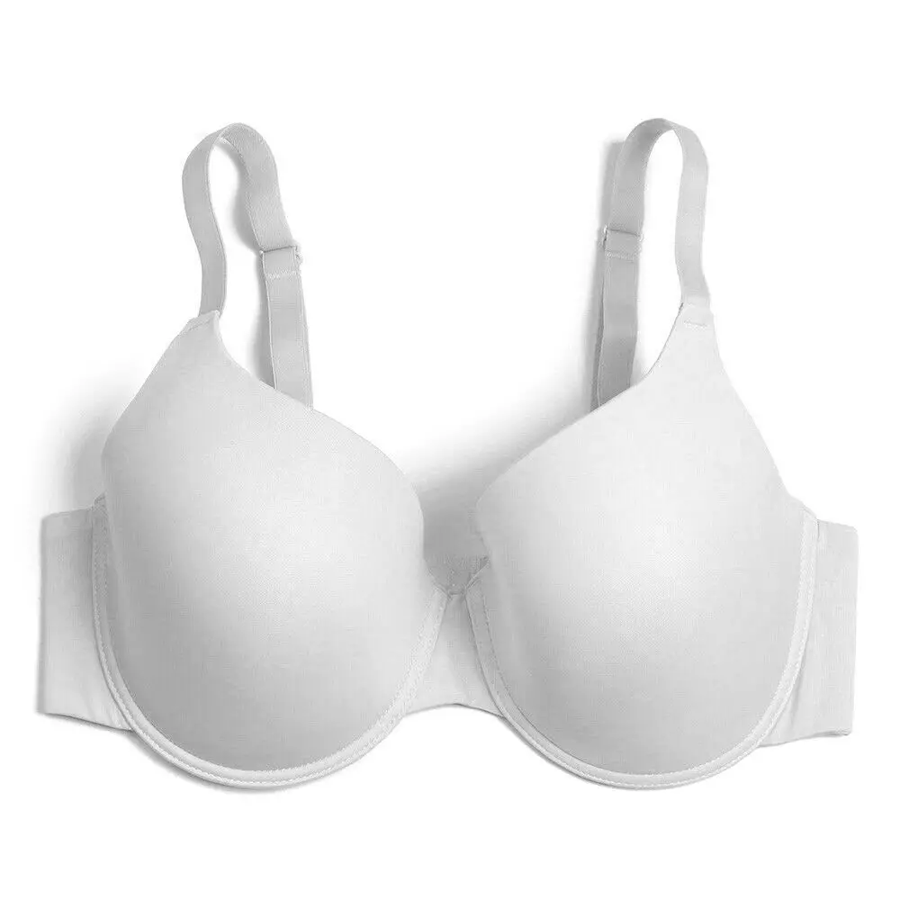 Hot Selling white bra Underwire Cotton Bras BH Plus Size Thin Bralette For Women 34 36 38 40 42 44 46 48 C D E F G H | Женская одежда