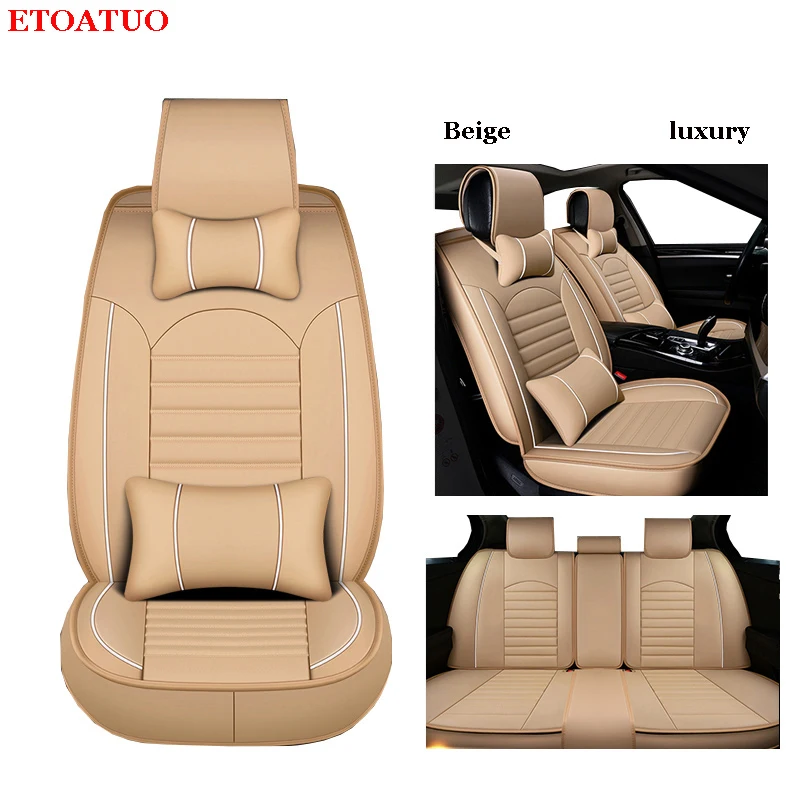 Universal Leather Car Seat Covers for BYD F0 F3 F3R G3 G3R L3 F6 G6S6 E6 M6 SURUI SIRUI CUSTOM auto seat covers car | Автомобили и