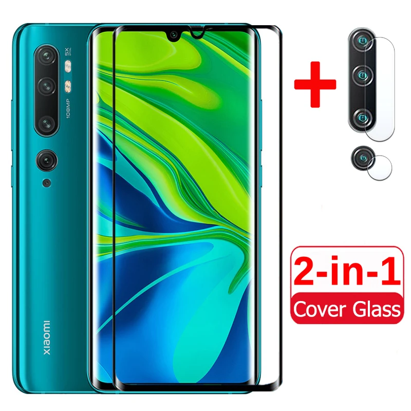 Закаленное стекло 2 в 1 для задней камеры xiaomi note 10 Lite защитная пленка экрана xiomi mi pro