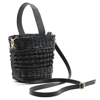 Bohemian Style Fashionable Handmade Handbag Simple Natural Straw Bag Crossbody Woven Beach Bag For Women Black
Bohemian Style Fashionable Handmade Handbag Simple Natural Straw Bag Crossbody Woven Beach Bag For Women Black