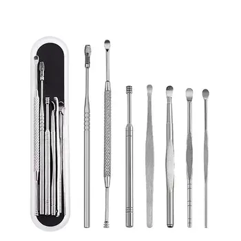 7pcs set Stainless Steel Ear Pick Spoon Ear Pick Artifact Ear Pick Spoon Buckle Ear Cleaner Ear Picking Tool Set
7pcs set Stainless Steel Ear Pick Spoon Ear Pick Artifact Ear Pick Spoon Buckle Ear Cleaner Ear Picking Tool Set