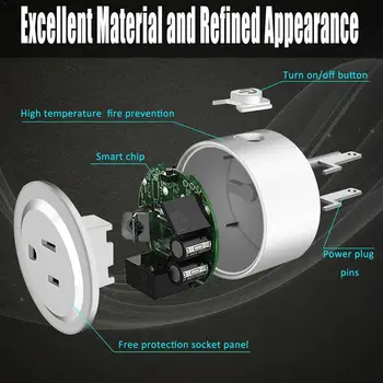 Mini Wifi Smart Socket Smart Life App Standard Universal UK Alexa APP US Plug Google Control V7Q1
Mini Wifi Smart Socket Smart Life App Standard Universal UK Alexa APP US Plug Google Control V7Q1