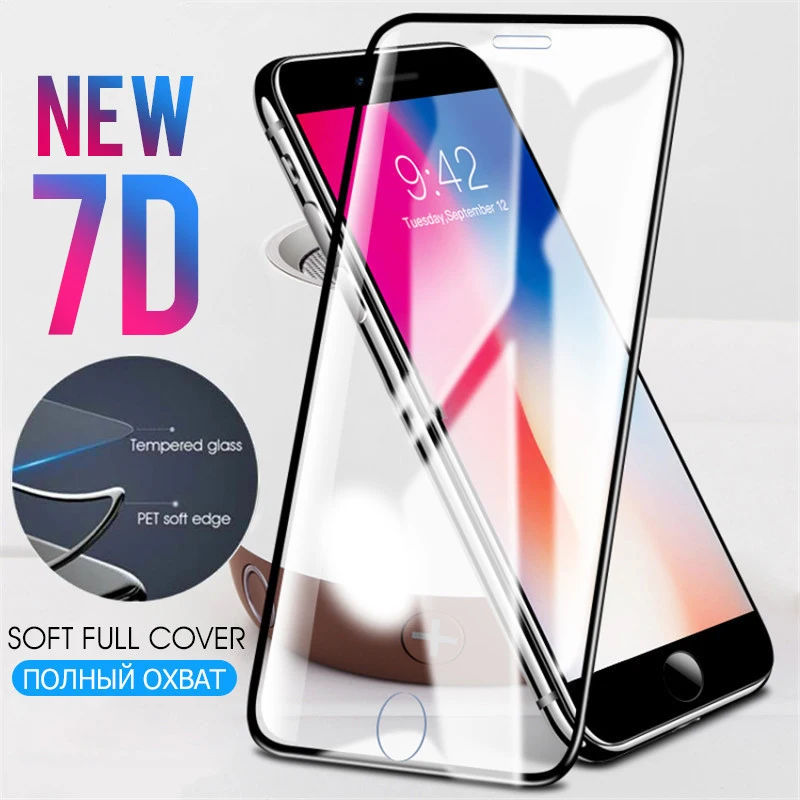 7D tempered glass For iPhone X XS MAX XR 6 6s 7 8 plus Full Cover screen protector ipone 7plus 8plus glass on iphone7 on iphone8
7D tempered glass For iPhone X XS MAX XR 6 6s 7 8 plus Full Cover screen protector ipone 7plus 8plus glass on iphone7 on iphone8
