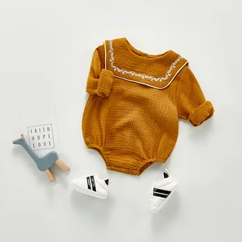 Baby Girl Jumpsuits Baby Girl Sailor Collar Long Sleeves Embroider Rompers Baby Girl Rompers Newborn Rompers Clothes Overalls 
Baby Girl Jumpsuits Baby Girl Sailor Collar Long Sleeves Embroider Rompers Baby Girl Rompers Newborn Rompers Clothes Overalls