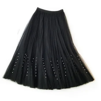 LANMREM 2020 NEW spring and summer A-line double multi-layer mesh halfbody skirt wholesales pearl deading high waist WL20712
LANMREM 2020 NEW spring and summer A-line double multi-layer mesh halfbody skirt wholesales pearl deading high waist WL20712