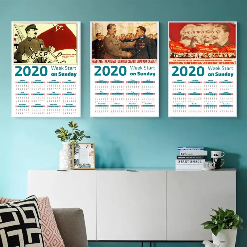 The Latest Calendar Poster of 2020 Soviet Calendar Poster Decorative Painting Wall Paste of World War II buy 3 get 4
The Latest Calendar Poster of 2020 Soviet Calendar Poster Decorative Painting Wall Paste of World War II buy 3 get 4