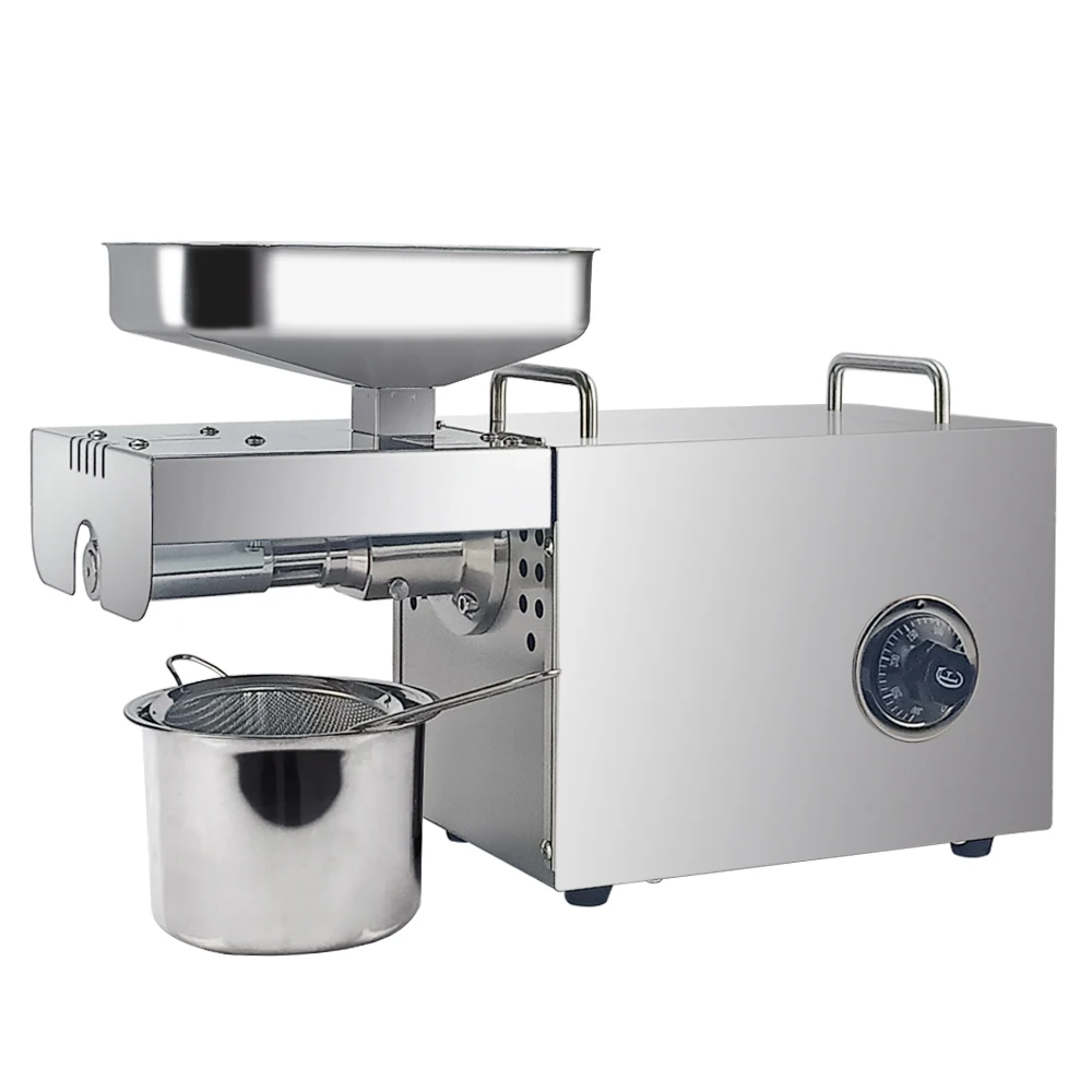 Automatic Cold/Hot Oil Press Machine with Temperature Control Home Use Oil Expeller Mini Oil Extraction for Peanut Coconut
Automatic Cold/Hot Oil Press Machine with Temperature Control Home Use Oil Expeller Mini Oil Extraction for Peanut Coconut