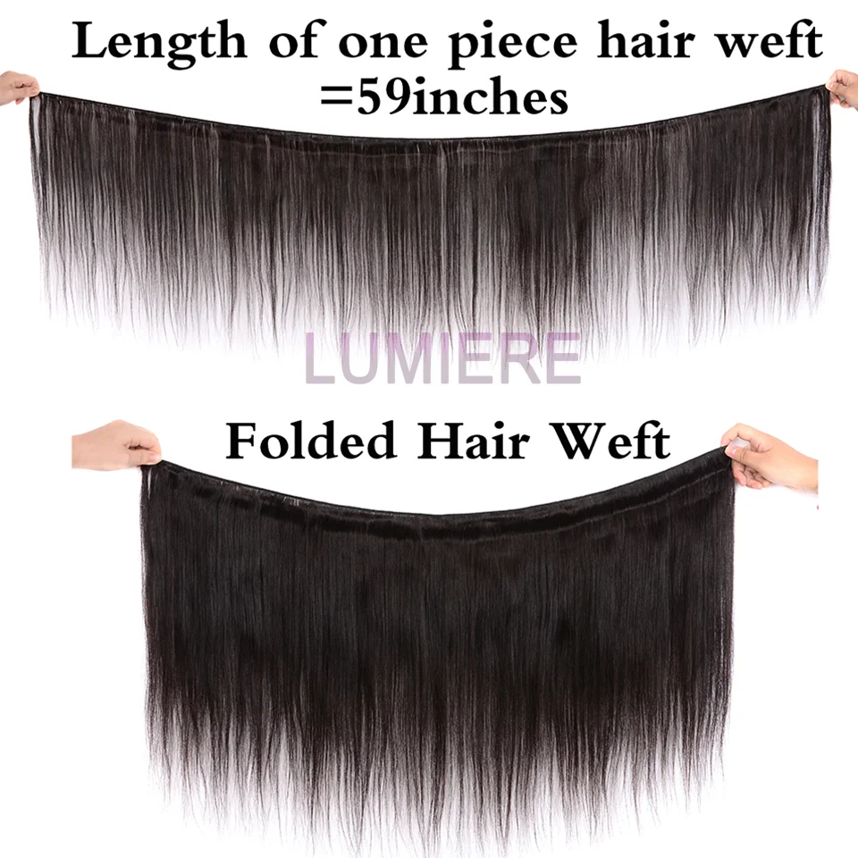 Прямые пряди Lumiere перуанские волосы волнистпряди 100% человеческие пучки