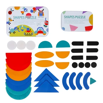 Wooden Pattern Animals Jigsaw Puzzle Colorful Tangram Toy Sorting and Stacking Games Educational Toys for Toddlers
Wooden Pattern Animals Jigsaw Puzzle Colorful Tangram Toy Sorting and Stacking Games Educational Toys for Toddlers