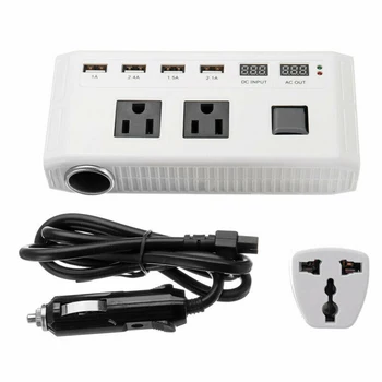 Auto Charger USB Sine Wave Car Converter Portable Durable 200W Adapter Power Inverter 12V To 110V 220V Transformer Accessories
Auto Charger USB Sine Wave Car Converter Portable Durable 200W Adapter Power Inverter 12V To 110V 220V Transformer Accessories