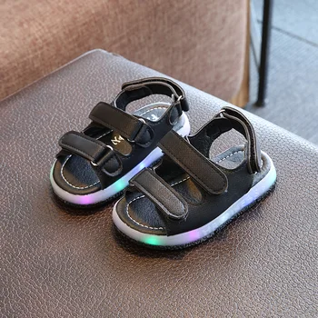 2020 New Brand Summer Toddler children's LED Lighted Sandals Flashing Boys Girls Beach shoes Kids Shoes Non-slip Sandals 
2020 New Brand Summer Toddler children's LED Lighted Sandals Flashing Boys Girls Beach shoes Kids Shoes Non-slip Sandals