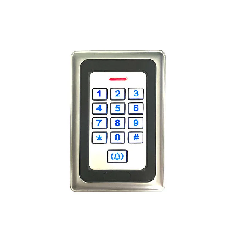 Weatherproof Standalone Access Control Machine RFID Reader Safety Keyboard Password Protection Door Lock Open Metal Doorbell
Weatherproof Standalone Access Control Machine RFID Reader Safety Keyboard Password Protection Door Lock Open Metal Doorbell