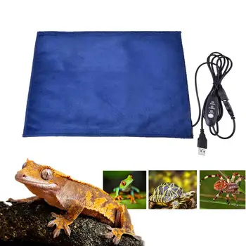 Reptile Heat Pad Adjustable Temperature Under Tank Terrarium Heater Carbon Fiber Heat Mat Super Soft Short Plush Heating Cushion
Reptile Heat Pad Adjustable Temperature Under Tank Terrarium Heater Carbon Fiber Heat Mat Super Soft Short Plush Heating Cushion