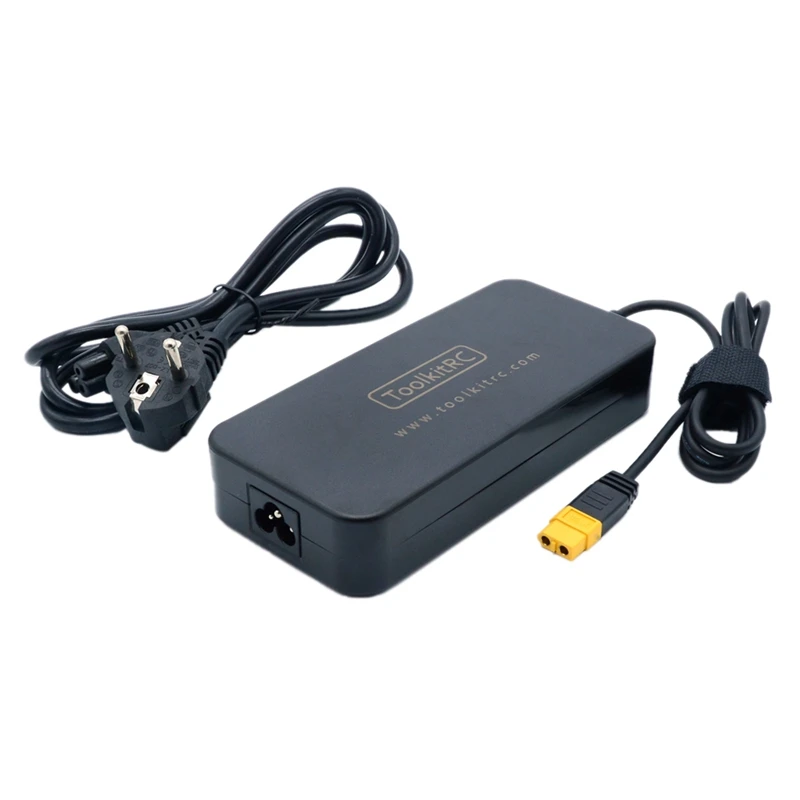 ToolkitRC AC Power Adapter 180W Output Power XT60 Plug 19.5V 9.23A for RC LiPo Battery Charger Balance Like ISDT DC Charger
ToolkitRC AC Power Adapter 180W Output Power XT60 Plug 19.5V 9.23A for RC LiPo Battery Charger Balance Like ISDT DC Charger