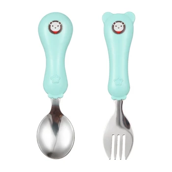 2Pcs/Set Toddler Kids Steel Flatware Set Dishes Cute Cartoon Cutlery Stainless Steel Fork Spoon Infant Baby Feeding Hot New
2Pcs/Set Toddler Kids Steel Flatware Set Dishes Cute Cartoon Cutlery Stainless Steel Fork Spoon Infant Baby Feeding Hot New