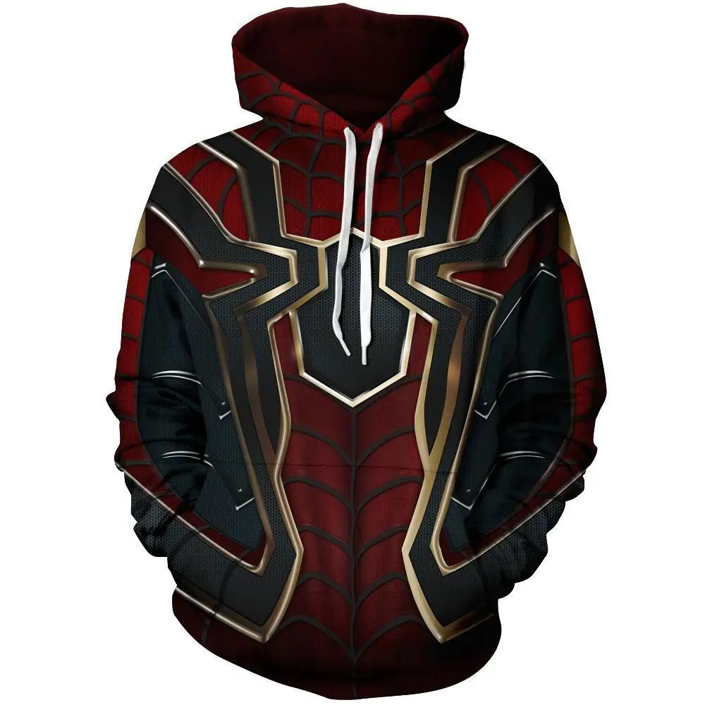 

2019 Movie Avengers Endgame Quantum Realm Sweatshirt Jacket Advanced Tech Hoodie Cosplay Costumes superhero Iron Man Hoodies