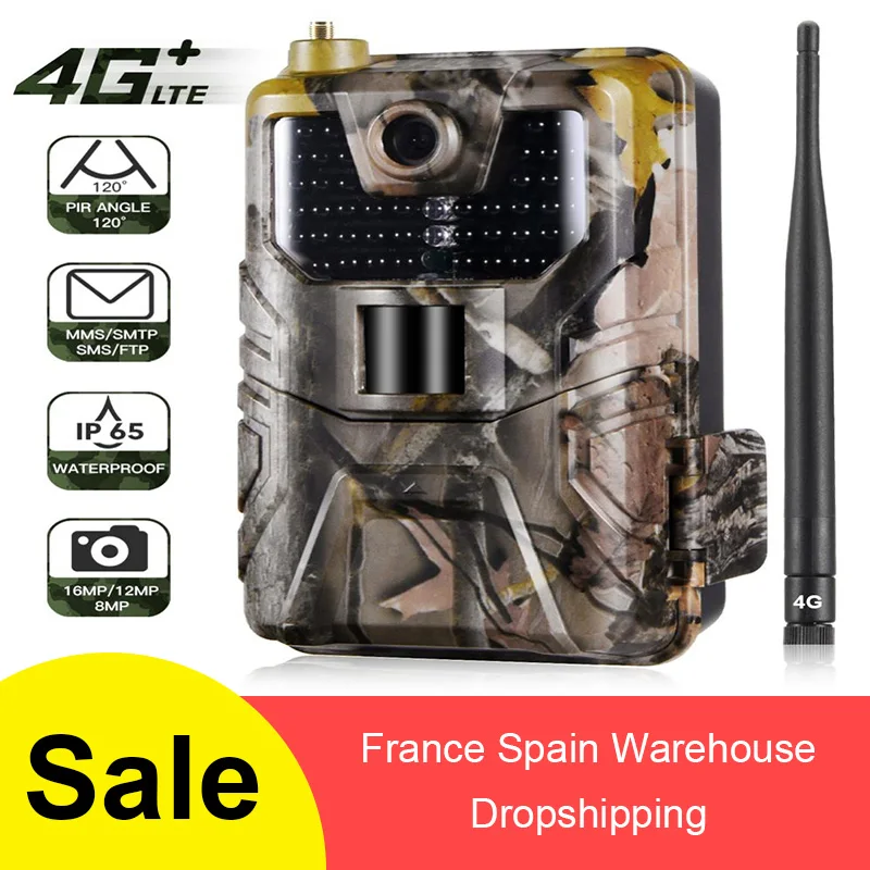 HC-900LTE 4G Hunting Camera 16MP Trail Camera 940nm Photo Traps 0.3s MMS/SMS/SMTP/FTP Wild Camera 44LED Hunter Camera IP65
HC-900LTE 4G Hunting Camera 16MP Trail Camera 940nm Photo Traps 0.3s MMS/SMS/SMTP/FTP Wild Camera 44LED Hunter Camera IP65