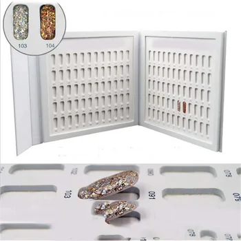 120 Colors Nail Display Book Nail Gel Polish Color Display Card Book Color Board Palette Stand with Nail Tips For Nail Art Salon
120 Colors Nail Display Book Nail Gel Polish Color Display Card Book Color Board Palette Stand with Nail Tips For Nail Art Salon