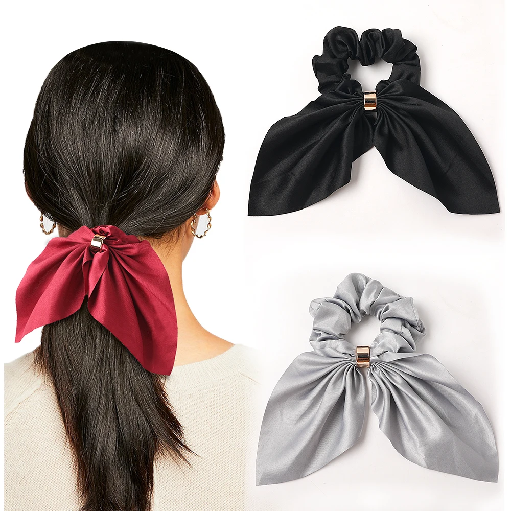 2020New Bow Elastic Hair Bands Women Rabbit Ears Ponytail Sweet Cute Solid Color Metal Button Headwear Fixed Hair Accessories
2020New Bow Elastic Hair Bands Women Rabbit Ears Ponytail Sweet Cute Solid Color Metal Button Headwear Fixed Hair Accessories