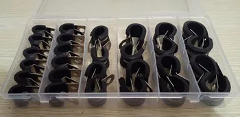 28Pcs 304 stainless steel Rubber Cushion Pipe Clamps Insulated Clamp Assortment Kit (6mm - 16mm) Cable Clamp Pipe C 
28Pcs 304 stainless steel Rubber Cushion Pipe Clamps Insulated Clamp Assortment Kit (6mm - 16mm) Cable Clamp Pipe C