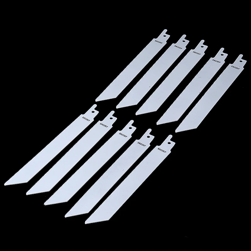 10pcs 150mm Reciprocating Sabre Saw Blades Set For Metal Wood Cut Reciprocating Saw Power Tools
10pcs 150mm Reciprocating Sabre Saw Blades Set For Metal Wood Cut Reciprocating Saw Power Tools