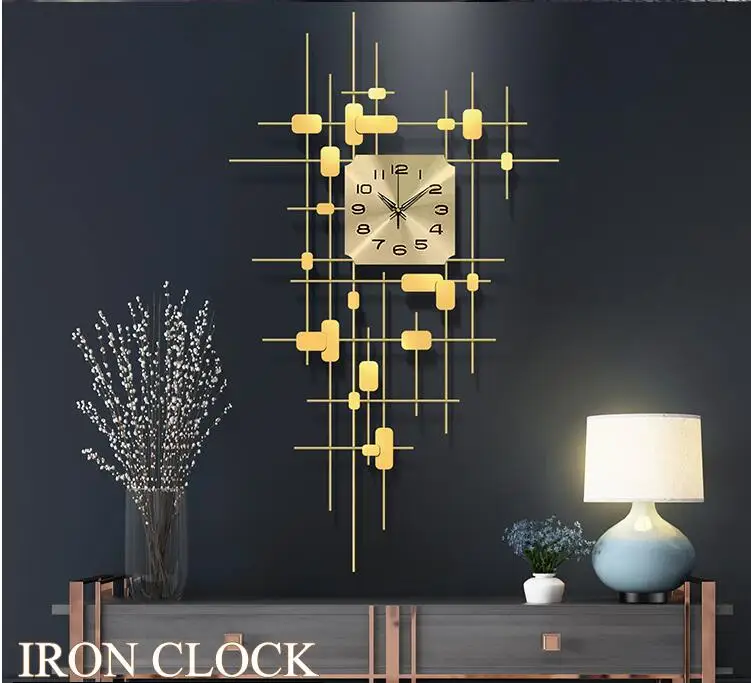 Simple Modern Wrought Iron Clock Wall Hanging Decoration Home Livingroom Wall Sticker Ornaments Hotel Office Wall Mural Crafts
Simple Modern Wrought Iron Clock Wall Hanging Decoration Home Livingroom Wall Sticker Ornaments Hotel Office Wall Mural Crafts