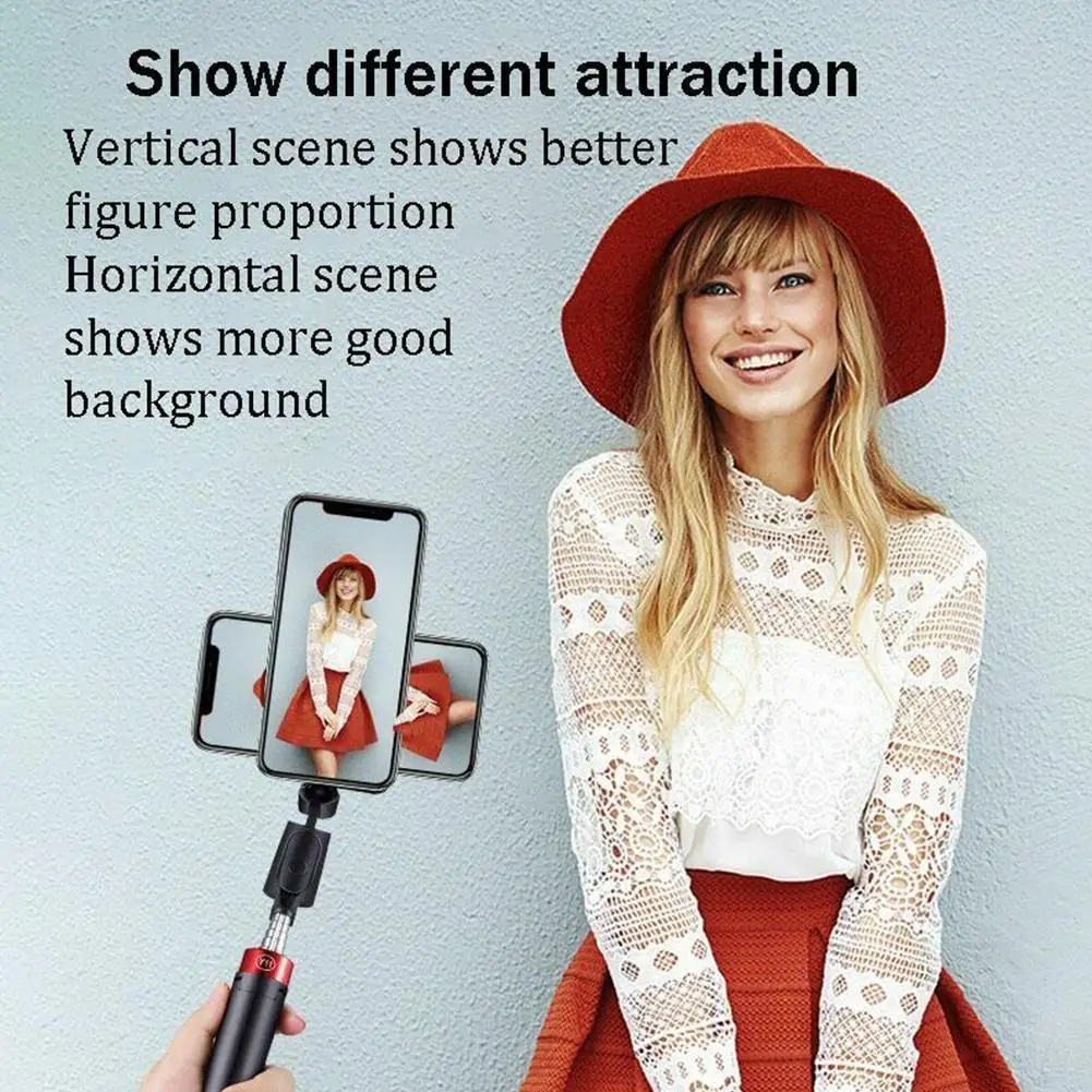 1Pc Black 3 in 1 Wireless Bluetooth Selfie Stick Foldable Mini Monopod Expandable Tripod Remote Control with Bluetooth S8Y4
1Pc Black 3 in 1 Wireless Bluetooth Selfie Stick Foldable Mini Monopod Expandable Tripod Remote Control with Bluetooth S8Y4