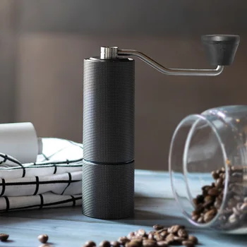High quality Aluminum Manual Coffee grinder Stainless steel Burr grinder Mini Coffee milling
High quality Aluminum Manual Coffee grinder Stainless steel Burr grinder Mini Coffee milling