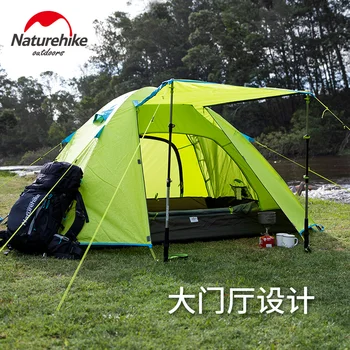 Naturehike P Series Tent Ultralight 2 3 4 Person Camping Tent New Printed 210T Fabric Waterproof Tourist Tent with free mat
Naturehike P Series Tent Ultralight 2 3 4 Person Camping Tent New Printed 210T Fabric Waterproof Tourist Tent with free mat