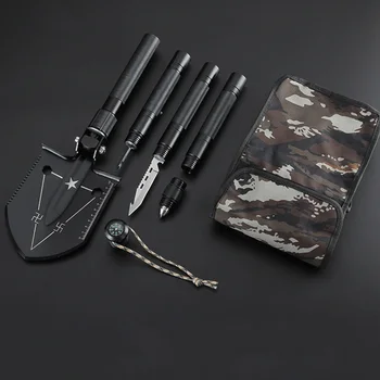 Military Folding Shovel Multi Functional Survival Outdoor Anti-slip Shovel Black Lightweight Manganese Steel
Military Folding Shovel Multi Functional Survival Outdoor Anti-slip Shovel Black Lightweight Manganese Steel