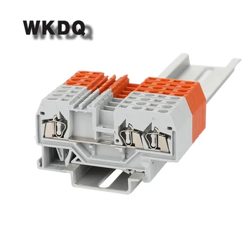 10pcs 280-681 Wire Conductor Din Rail Terminal Blocks 1 in 2 out Spring Cage Electrical Connection Connector
10pcs 280-681 Wire Conductor Din Rail Terminal Blocks 1 in 2 out Spring Cage Electrical Connection Connector