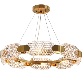 European Crystal Pendant Lights Living Room Lamp Bedroom Hall Model Room Dining Room Hotel Lamps Modern Light Luxury Lights
European Crystal Pendant Lights Living Room Lamp Bedroom Hall Model Room Dining Room Hotel Lamps Modern Light Luxury Lights