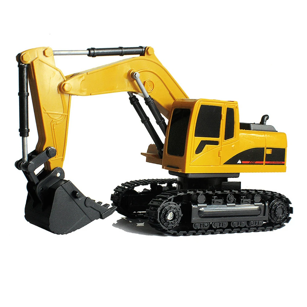 

2.4Ghz 6CH 1:24 RC Excavator Toy RC Engineering Car with Light Alloy Plastic Excavator RTR Toys for Children Kids Gifts