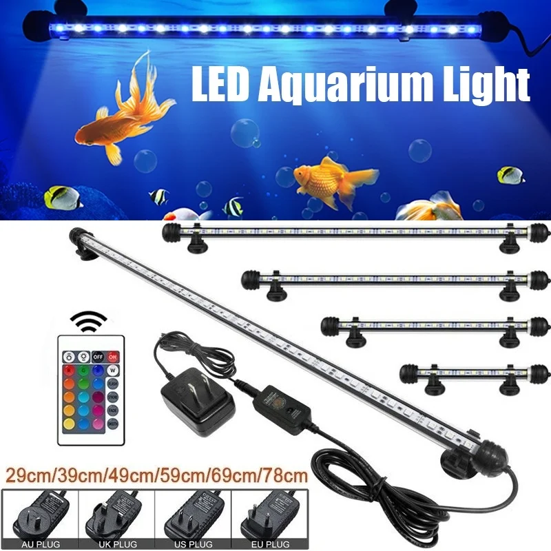 Remote Control Waterproof LED Lights For Fish Tanks Remote Control Waterproof LED Lights For Fish Tanks