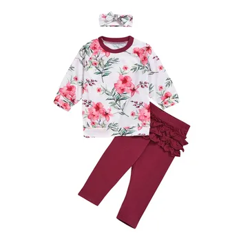 3PCS Newborn Baby Girl Clothes Outfit Long Sleeve Solid Knitting Romper Top Ruffle Long Pants Trousers Headband 3 Pieces Set 
3PCS Newborn Baby Girl Clothes Outfit Long Sleeve Solid Knitting Romper Top Ruffle Long Pants Trousers Headband 3 Pieces Set