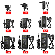 Supply Power AC110-240V Lighting Transformers Output DC12V 3A 5A 6A 8A 10A 15A 18A 20A EU / US Plug Power Adapter for LED Strip
Supply Power AC110-240V Lighting Transformers Output DC12V 3A 5A 6A 8A 10A 15A 18A 20A EU / US Plug Power Adapter for LED Strip