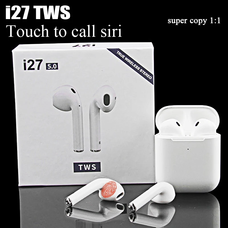 Mini i27 TWS 1:1 Air Pop Up Bluetooth 5.0 Earphone Wireless Smart Touch Control Earbuds support Smartphones for ios android
Mini i27 TWS 1:1 Air Pop Up Bluetooth 5.0 Earphone Wireless Smart Touch Control Earbuds support Smartphones for ios android