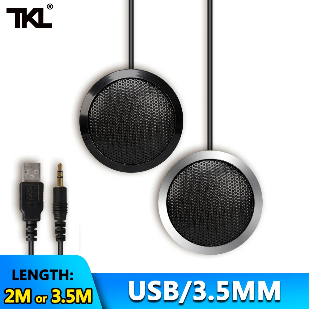 TKL USB Condenser Microphone Omni-directional tabletop Mic for Meeting Computer Laptop Voice direct pickup microphone
TKL USB Condenser Microphone Omni-directional tabletop Mic for Meeting Computer Laptop Voice direct pickup microphone