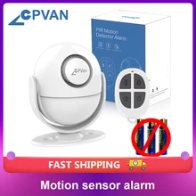 CPVan PIR Motion Sensor System 125dB 433mhz Infrared Alarm Detector Home Security Burglar Sensor Detector with Remote Controller
CPVan PIR Motion Sensor System 125dB 433mhz Infrared Alarm Detector Home Security Burglar Sensor Detector with Remote Controller