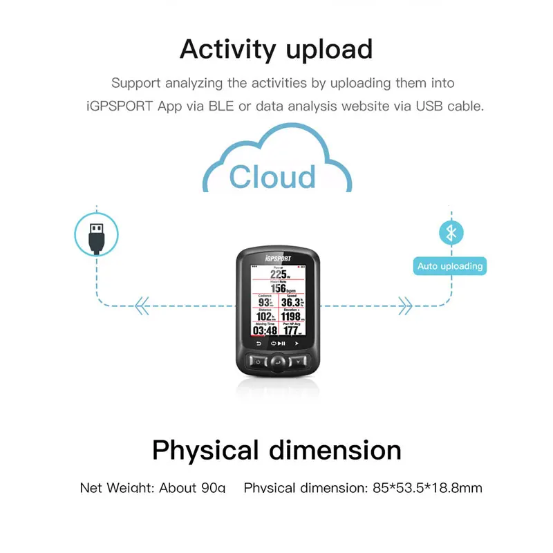 IGPSPORT IGS618 Wireless Bicycle Computer Cycling Computer GPS Bike Speedometer Speed Sensor Heart Rate Computers Accessories
IGPSPORT IGS618 Wireless Bicycle Computer Cycling Computer GPS Bike Speedometer Speed Sensor Heart Rate Computers Accessories