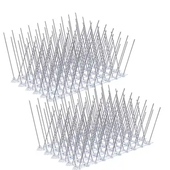 10 Pcs/Box Bird Spikes, Stainless Steel Bird Deterrent Spikes Cover for Fence Railing Walls Roof Yard
10 Pcs/Box Bird Spikes, Stainless Steel Bird Deterrent Spikes Cover for Fence Railing Walls Roof Yard