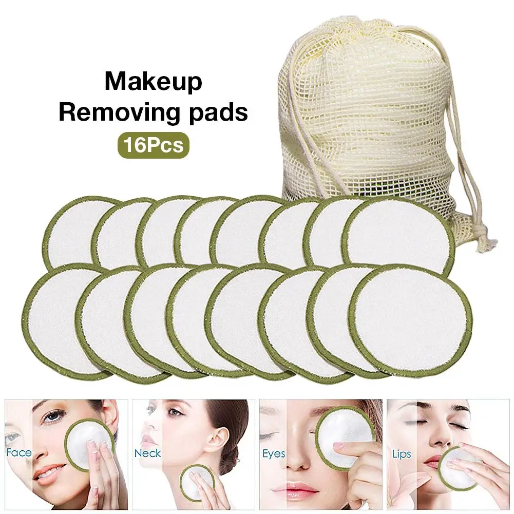 20pcs Reusable Makeup Remover Pads +Bag, Organic Bamboo Cotton Pads For All Skin Types, Cotton Rounds Face Pads Facial Cleansing
20pcs Reusable Makeup Remover Pads +Bag, Organic Bamboo Cotton Pads For All Skin Types, Cotton Rounds Face Pads Facial Cleansing