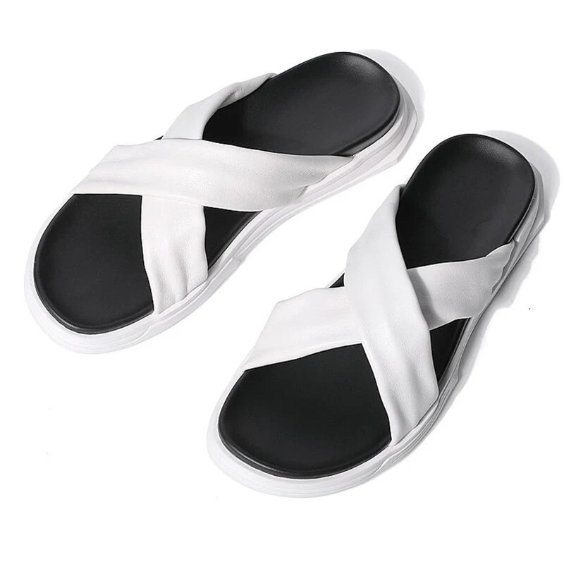 Summer is Comming !Must Have Men Slides Casual Genuine Leather Outdoor Slippers Beach Shoes Man Holiday Size 6-10
Summer is Comming !Must Have Men Slides Casual Genuine Leather Outdoor Slippers Beach Shoes Man Holiday Size 6-10