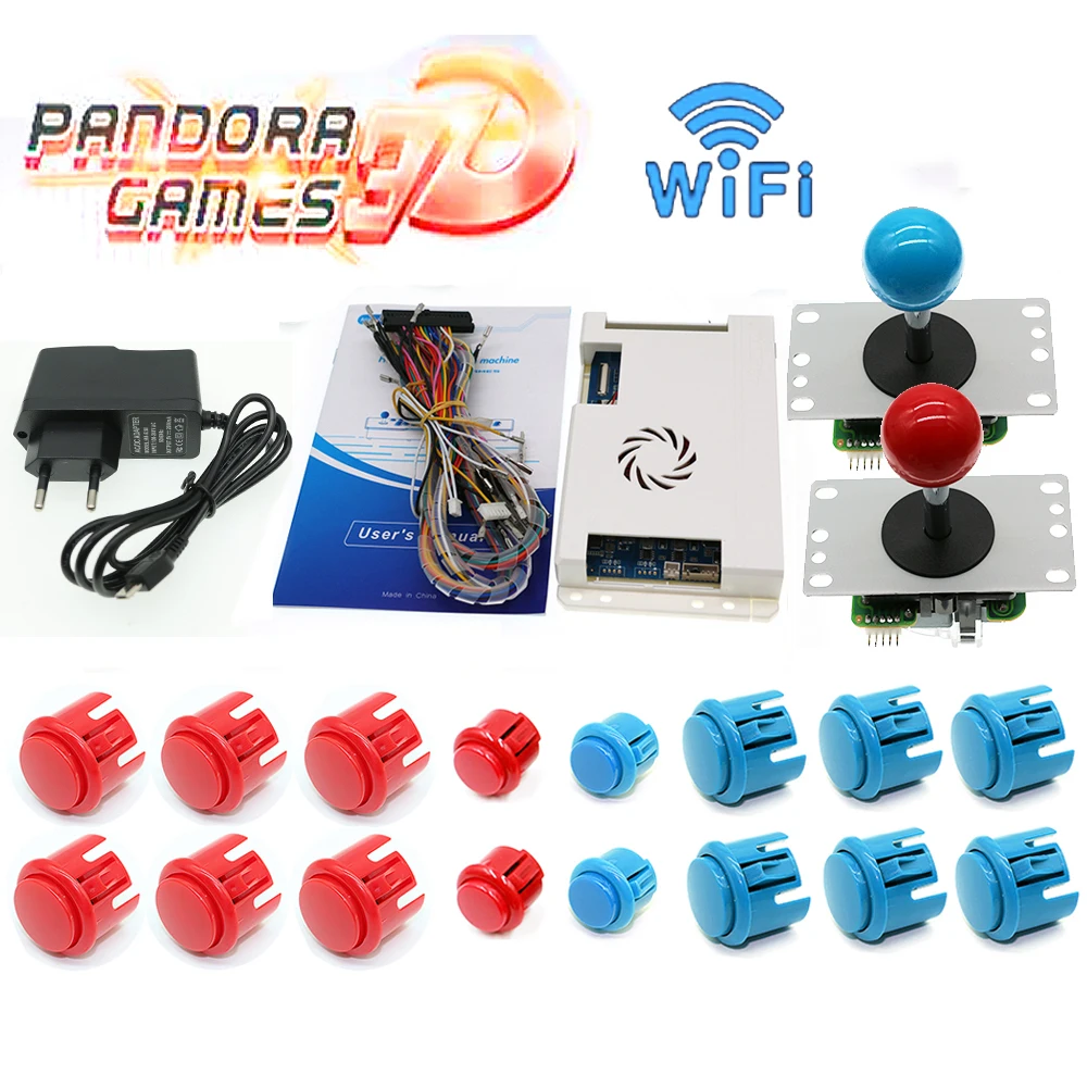 4018 в 13D Pandora Сага коробка XII DIY аркадный комплект копия SANWA Джойстик и кнопка