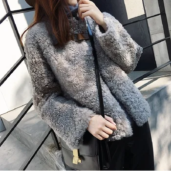 2020 New Winter Real Fur Coat Women Sheep Shearling 100% Wool Jacket Korean Lamb Fur Coats and Jackets Women K-1708 KJ3162
2020 New Winter Real Fur Coat Women Sheep Shearling 100% Wool Jacket Korean Lamb Fur Coats and Jackets Women K-1708 KJ3162